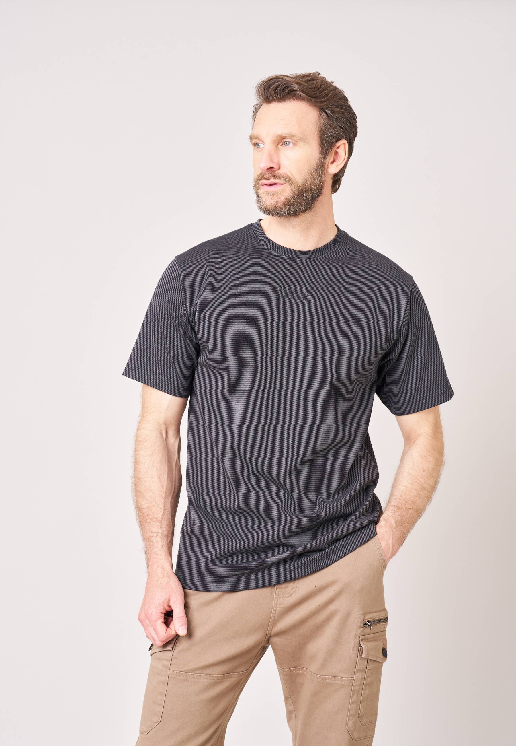 T-shirt loose homme à fines rayures ZINC, DEELUXE