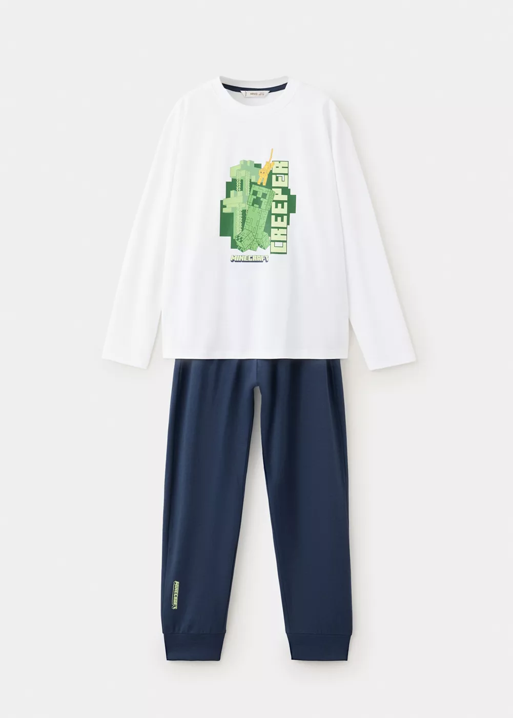 Pyjama complet en coton imprimé, MANGO KIDS