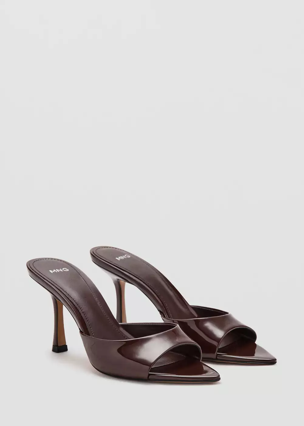 Sandales vernies à talon, MANGO