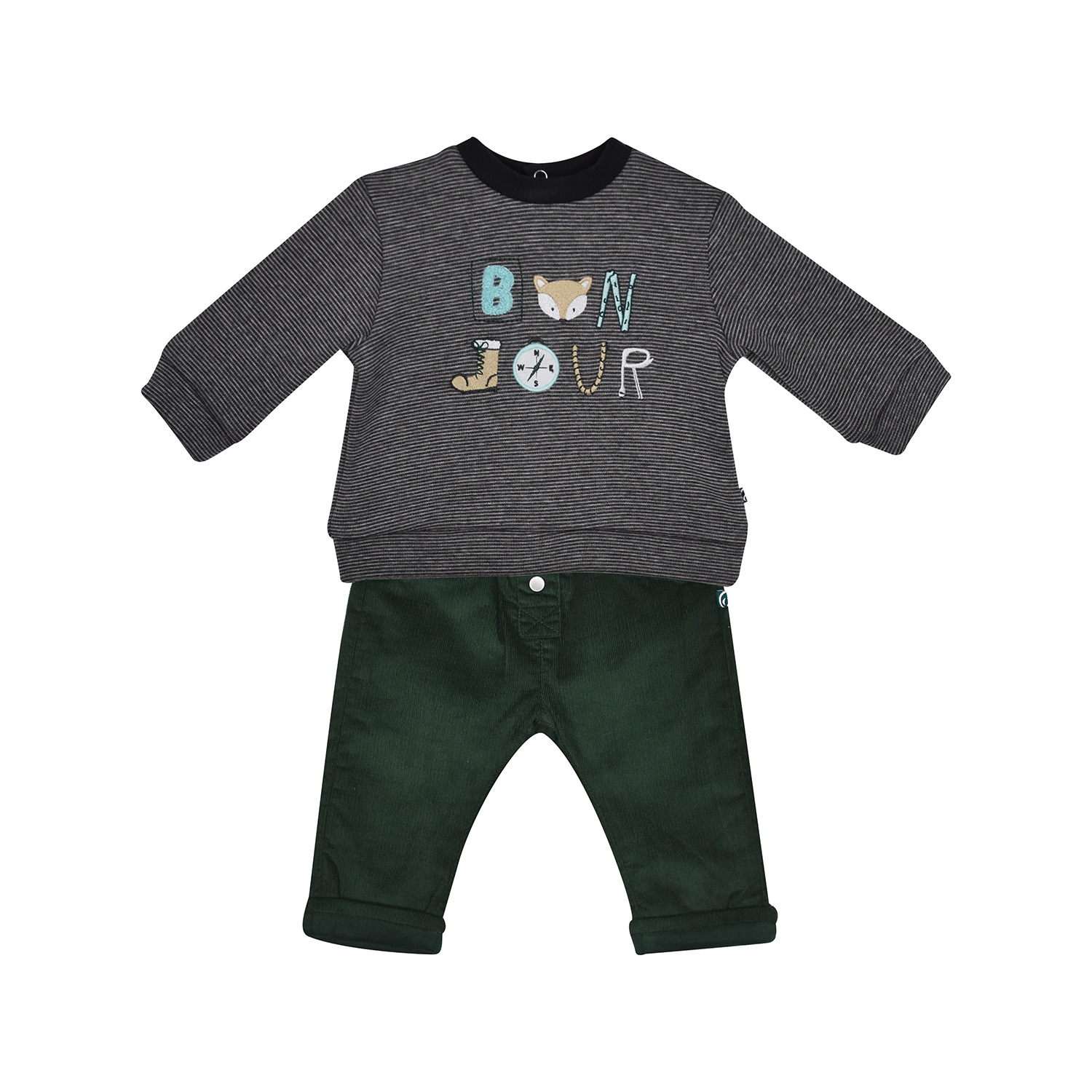 Sweat + pantalon velours faudel, SUCRE D'ORGE