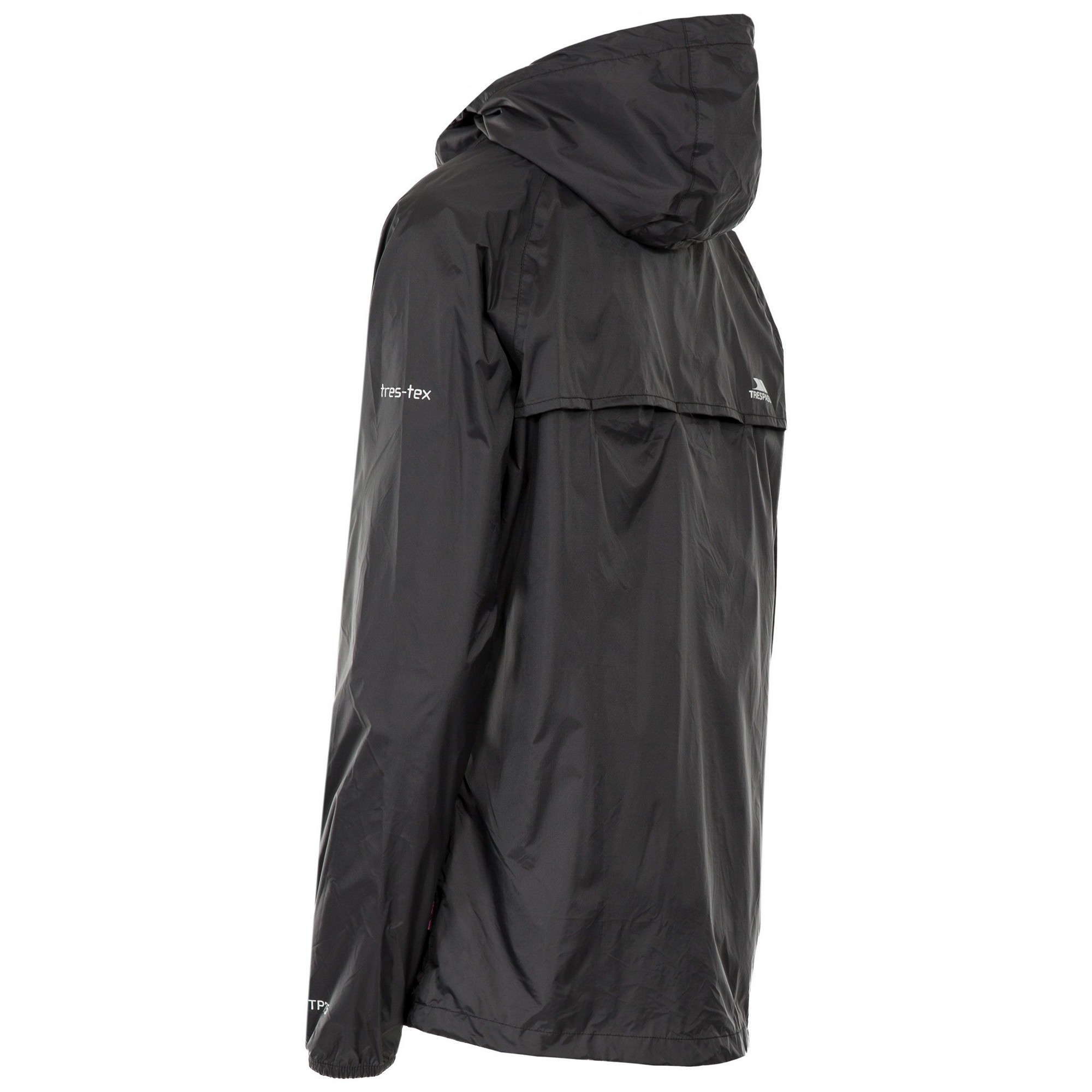 Trespass Veste à Capuche Imperméable Corvo Homme Noir
