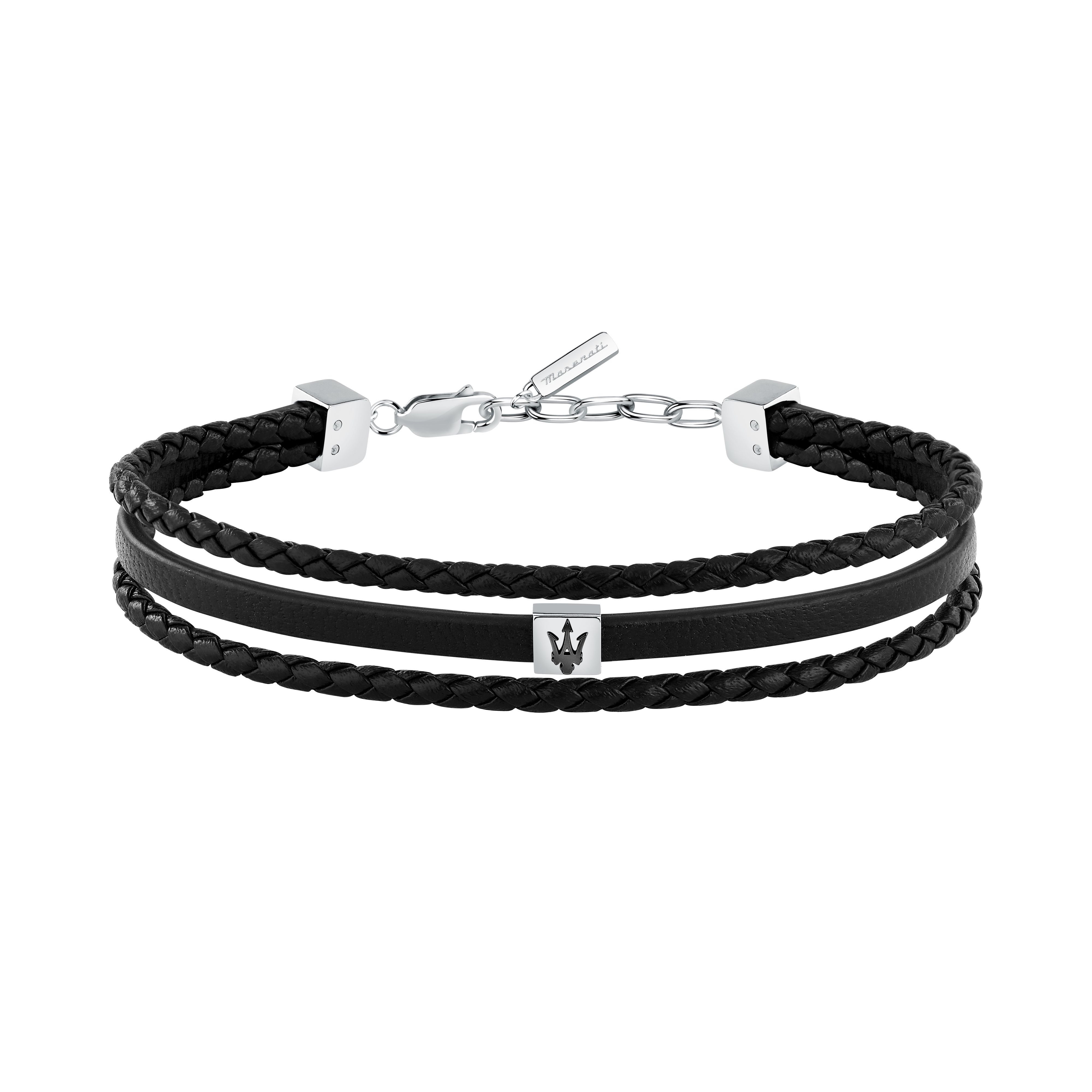 Bracelet RECYCLED LEATHER, MASERATI