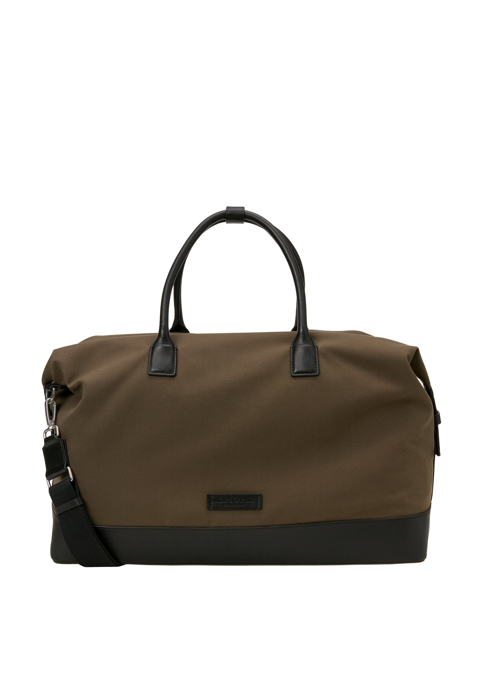 Sac de week-end en toile, modèle Loke avec des détails en cuir véritable, MARC O'POLO