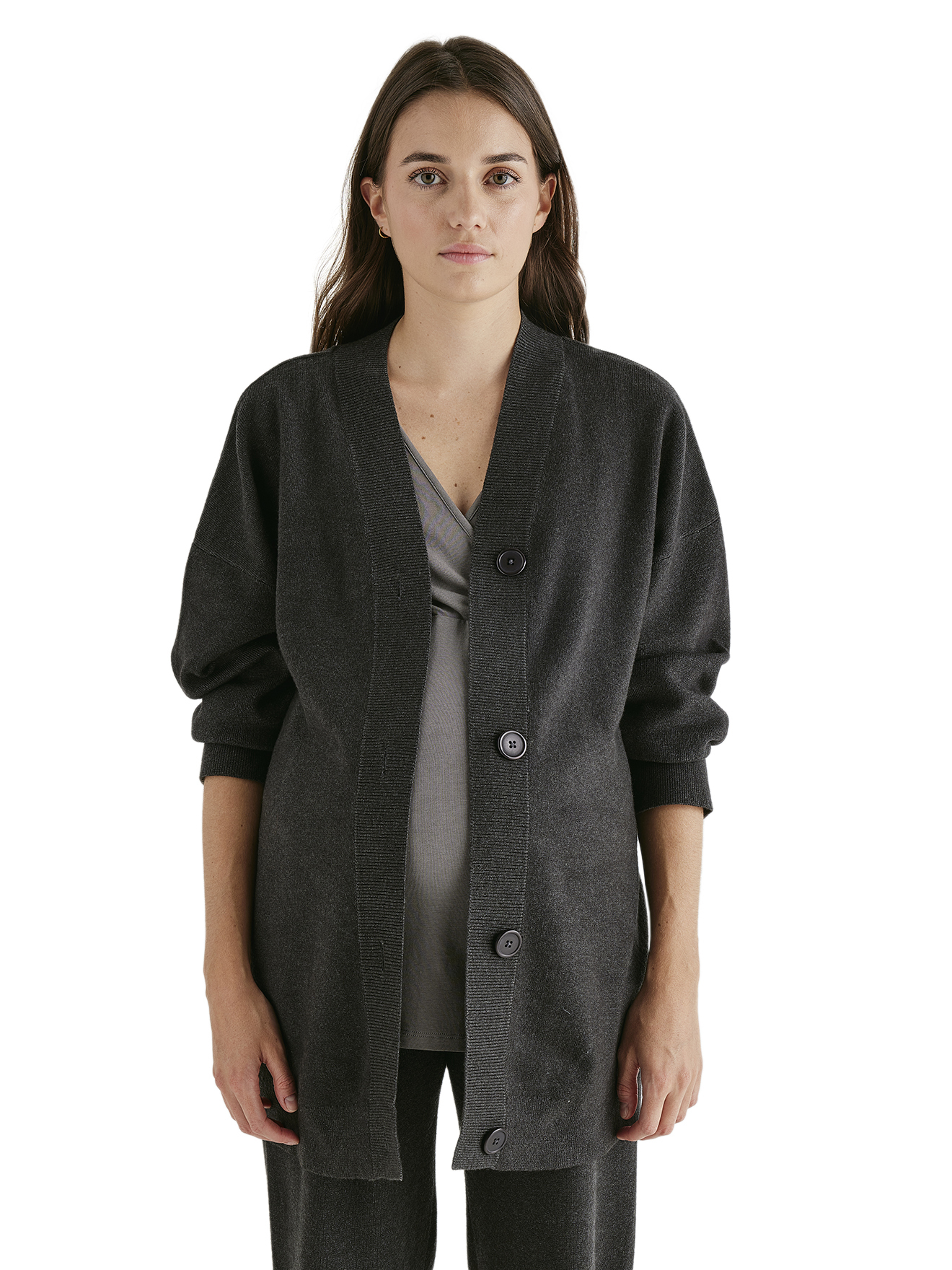Ensemble 3 pièces grossesse et allaitement débardeur + gilet + pantalon large, VERTBAUDET