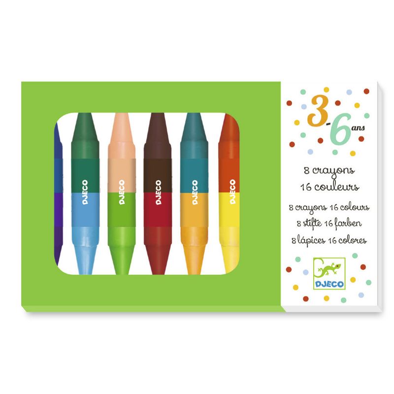 12 crayons fleurs pour les petits Djeco – Grandeur Nature