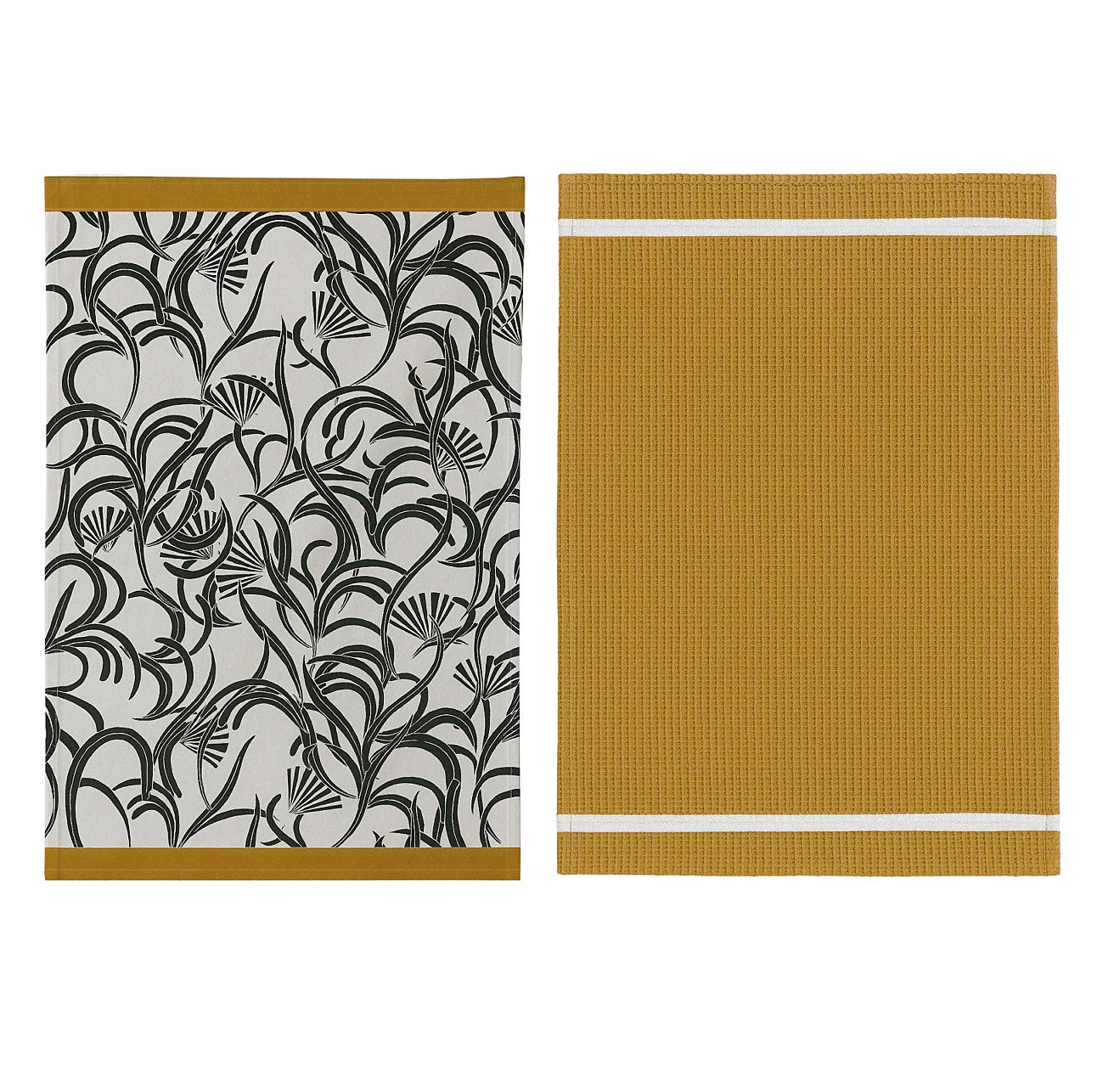 Lot de 2 torchons Cuisine chic, EDEN