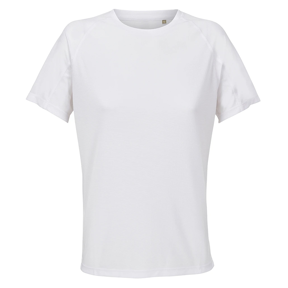 T-shirt uni cintré à manches courtes PERFORMANCE, SOLS