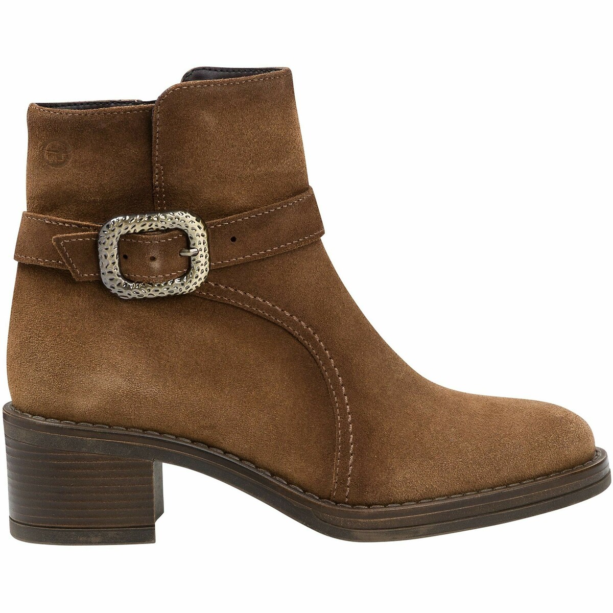 Leather Ankle Boots, TAMARIS
