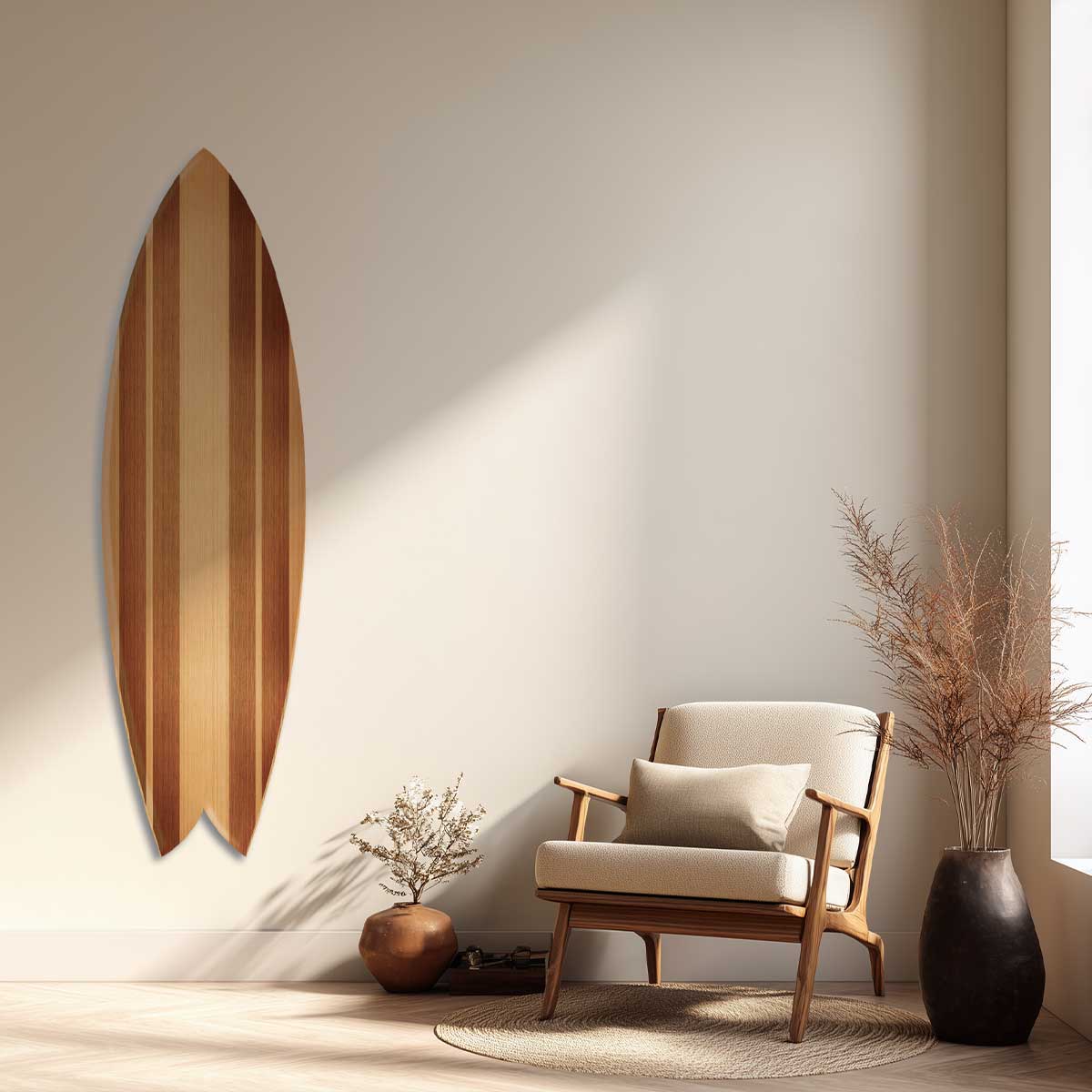 Planche de surf decorative Pacific wood, HEXOA