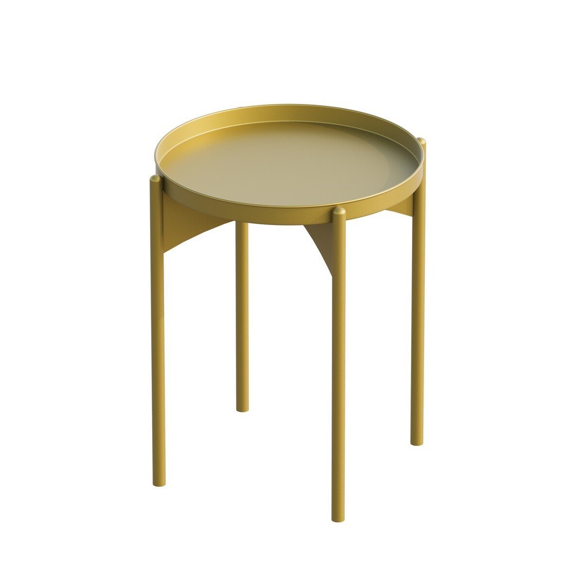 Bout de canapé avec plateau rond en Métal H57 cm - COLE, CALICOSY