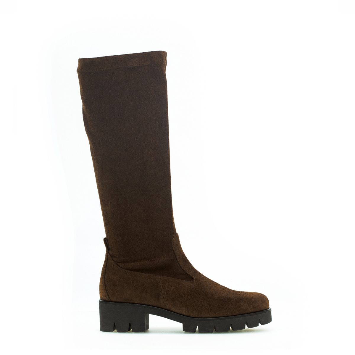 Bottes velours clearance marron