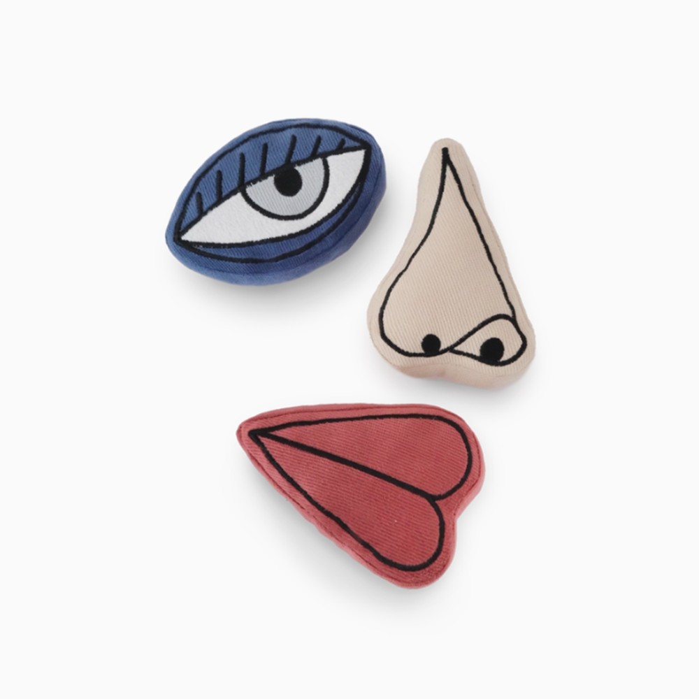 Lot 3 jouets occupation pour chien, PICASSO, LAMBWOLF COLLECTIVE