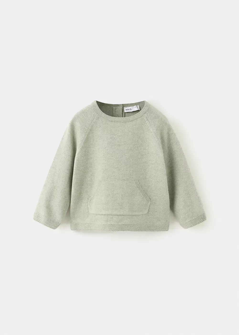 Pull-over maille poche kangourou, MANGO BABY