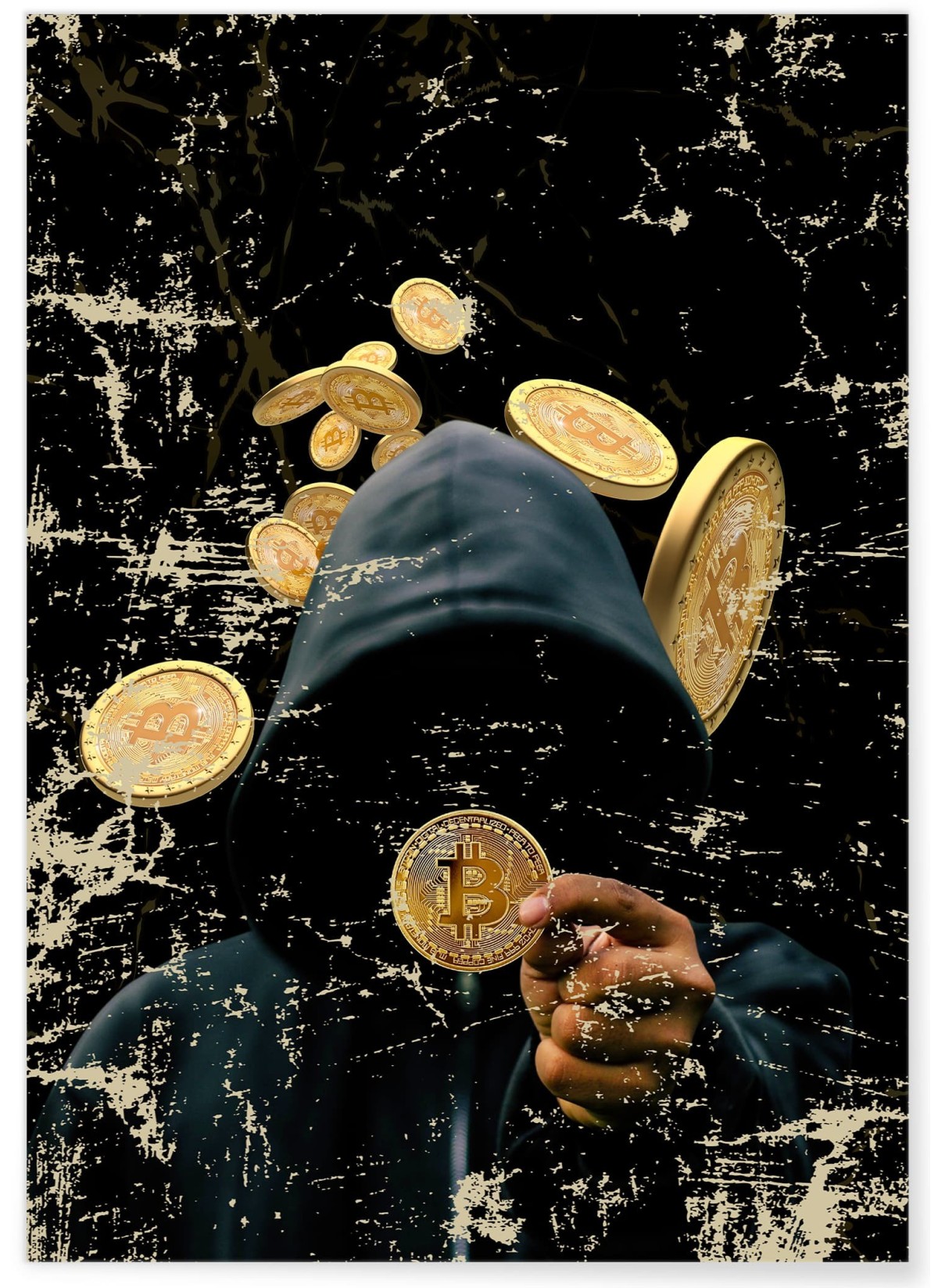 Affiche Motivation Cryptomonnaie, L'AFFICHERIE