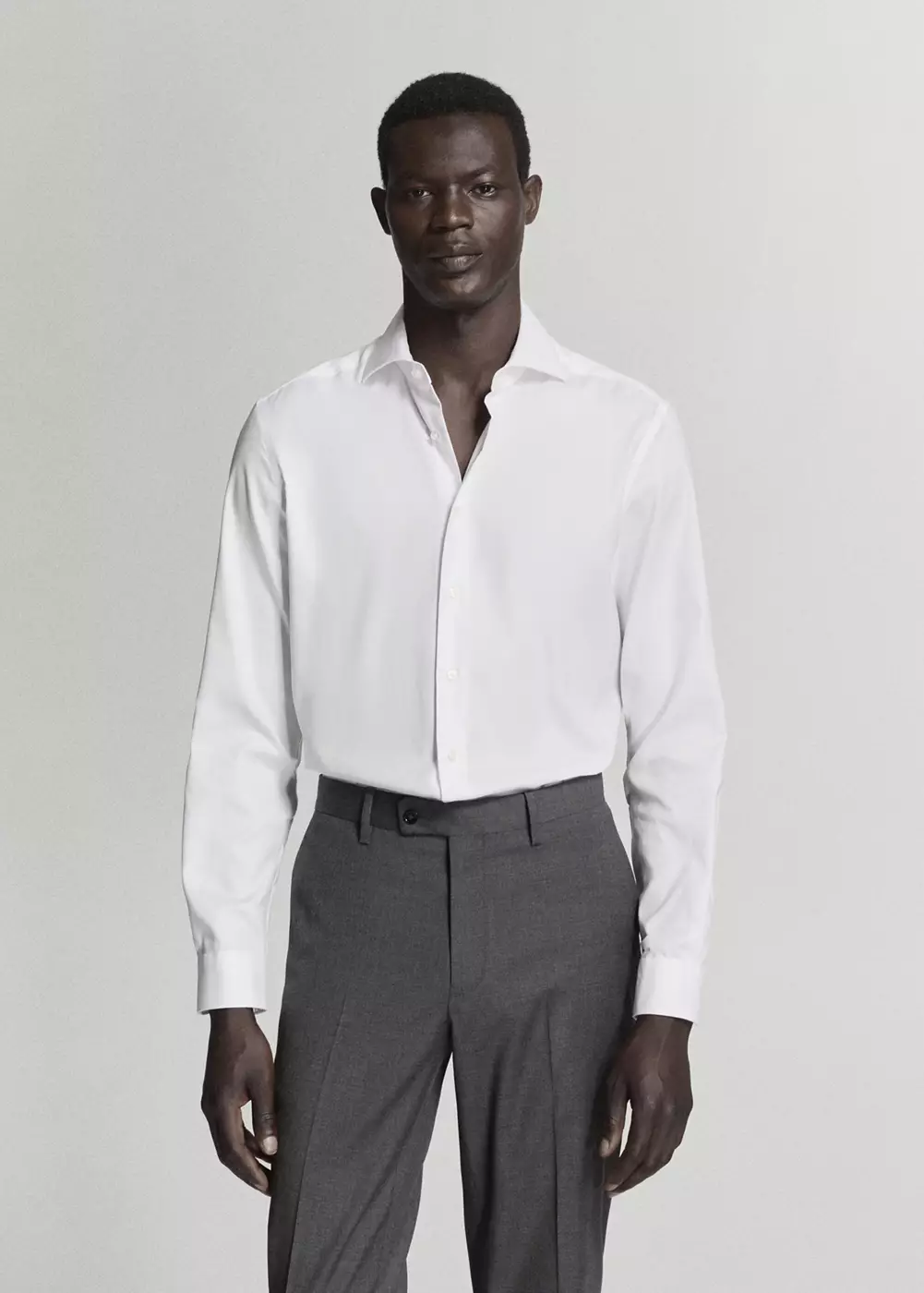 Chemise costume slim fit 100 % coton, MANGO MAN
