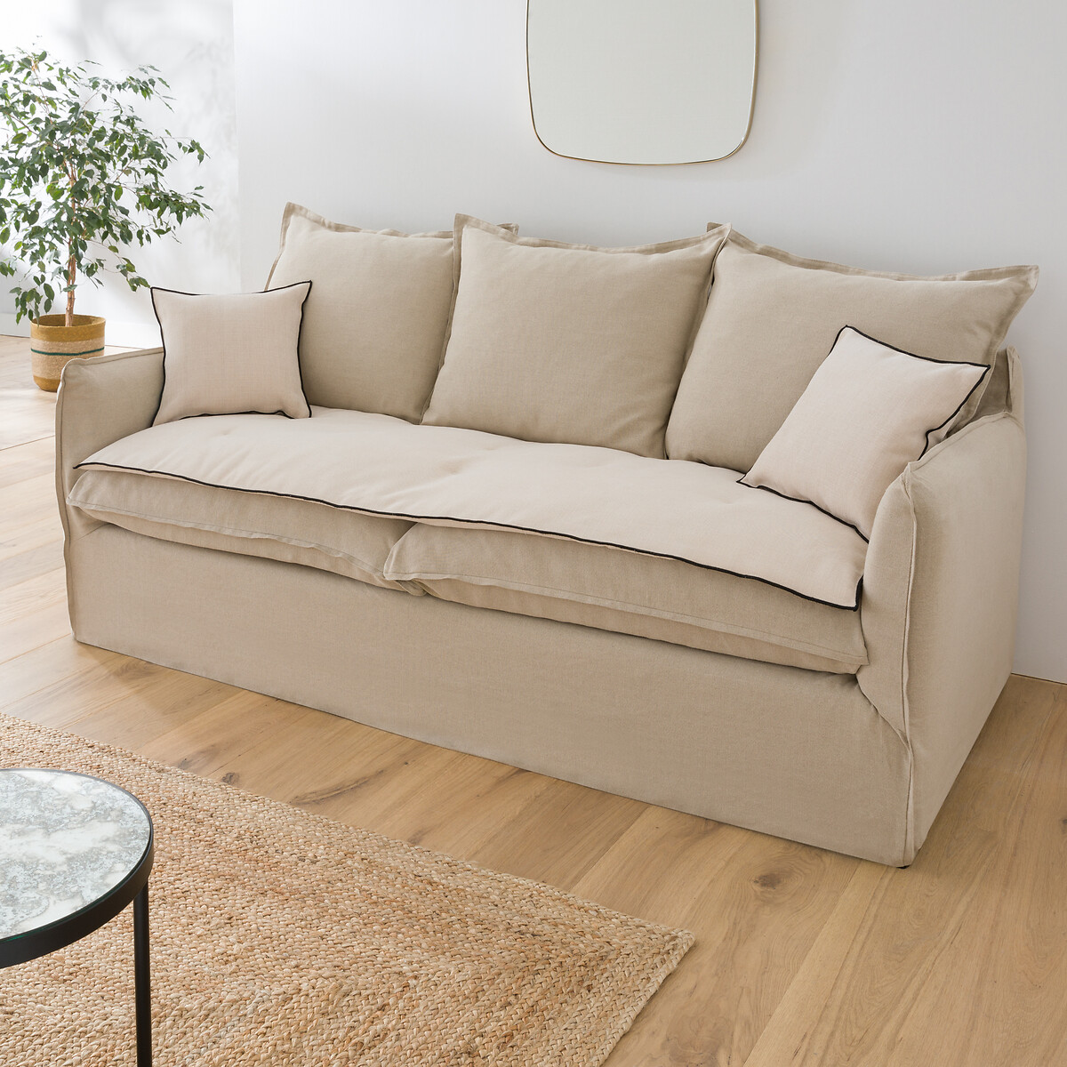 Matelas d'assise effet chenille, Figuera