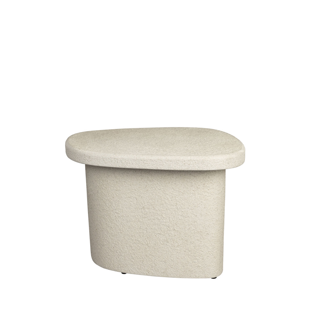 Table d'appoint organique en marbre recyclé H41cm- VEDA, DUTCHBONE