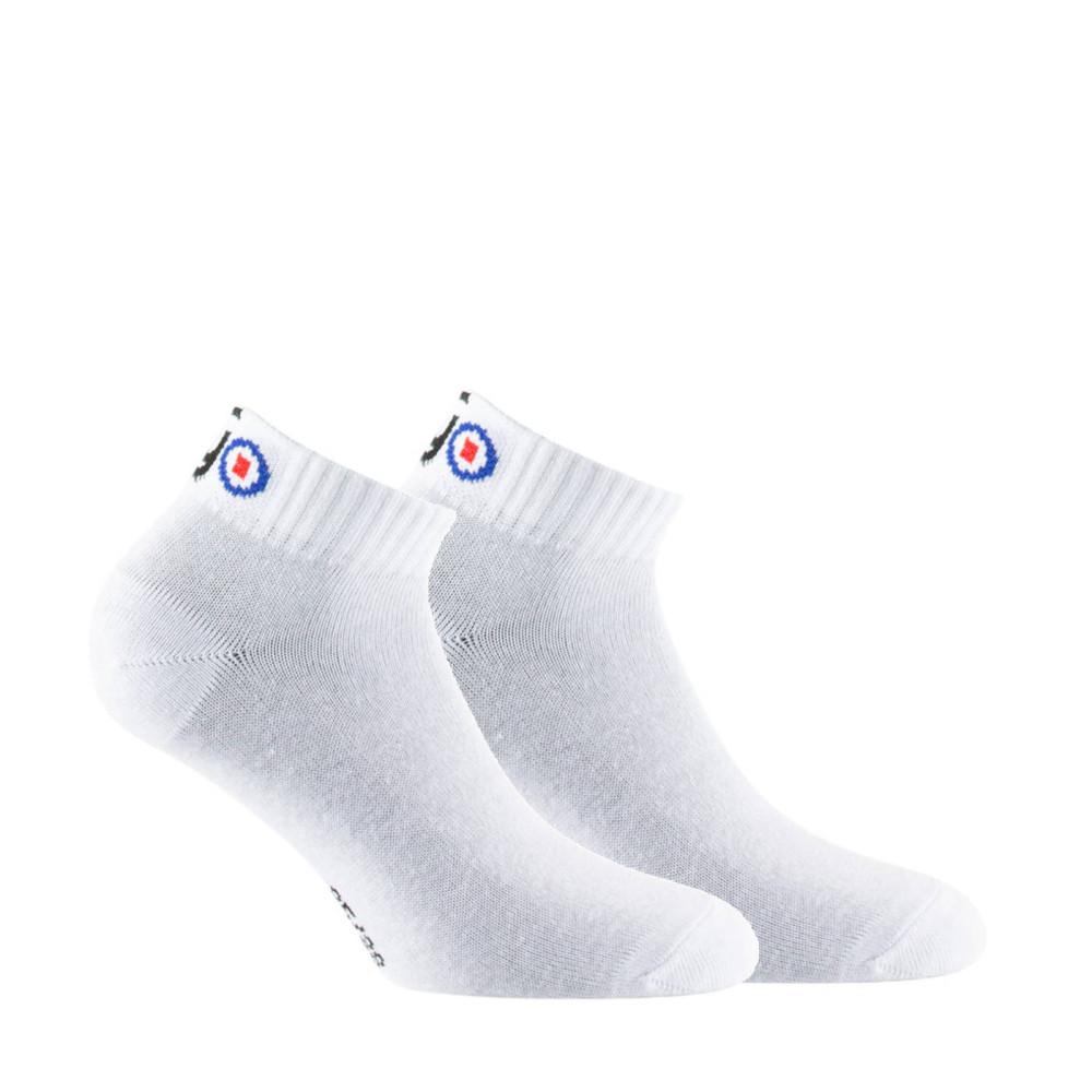 Lot de 2 paires de tiges courtes sport en coton, THYO