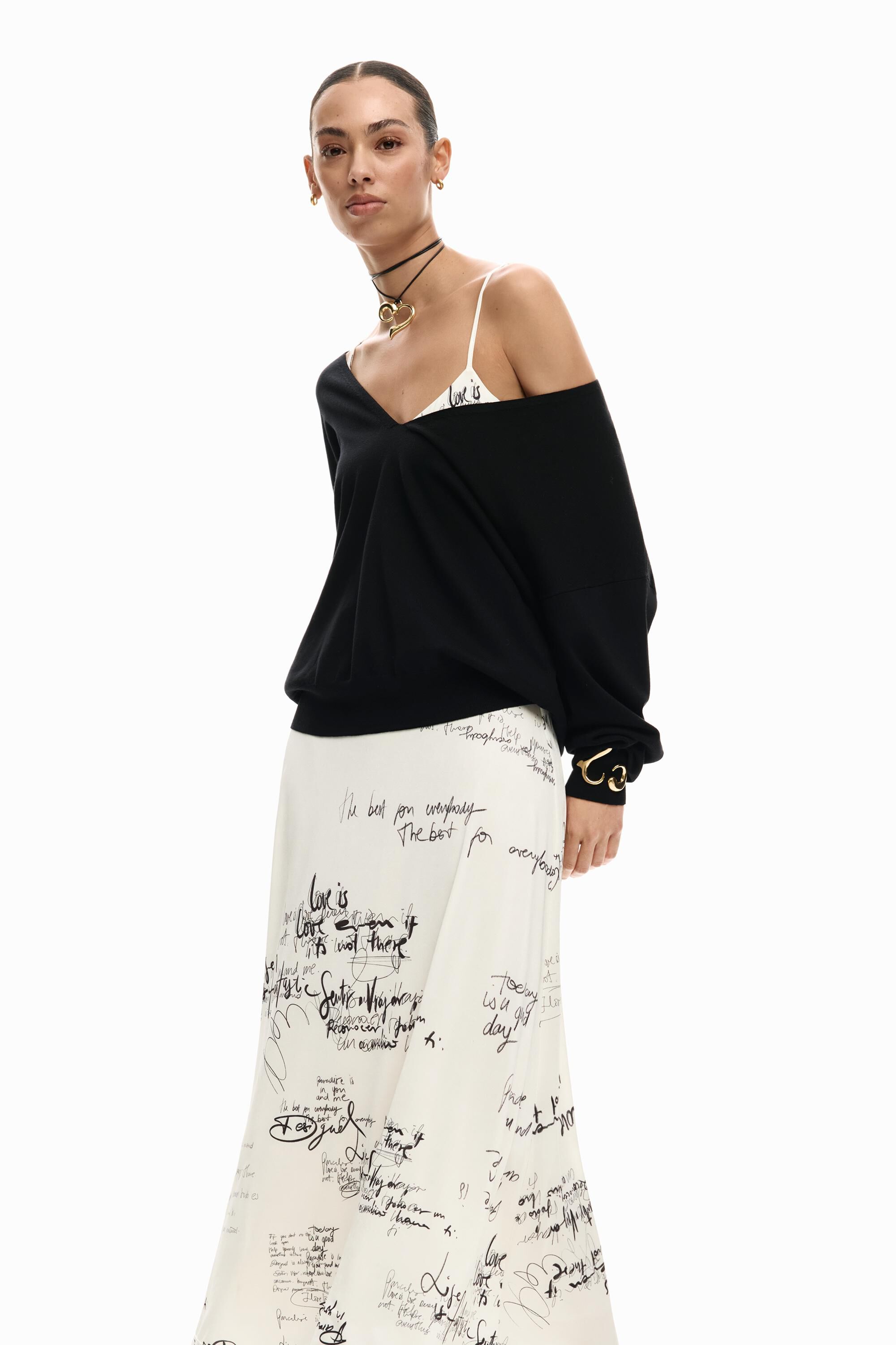 Robe longue combinée, DESIGUAL