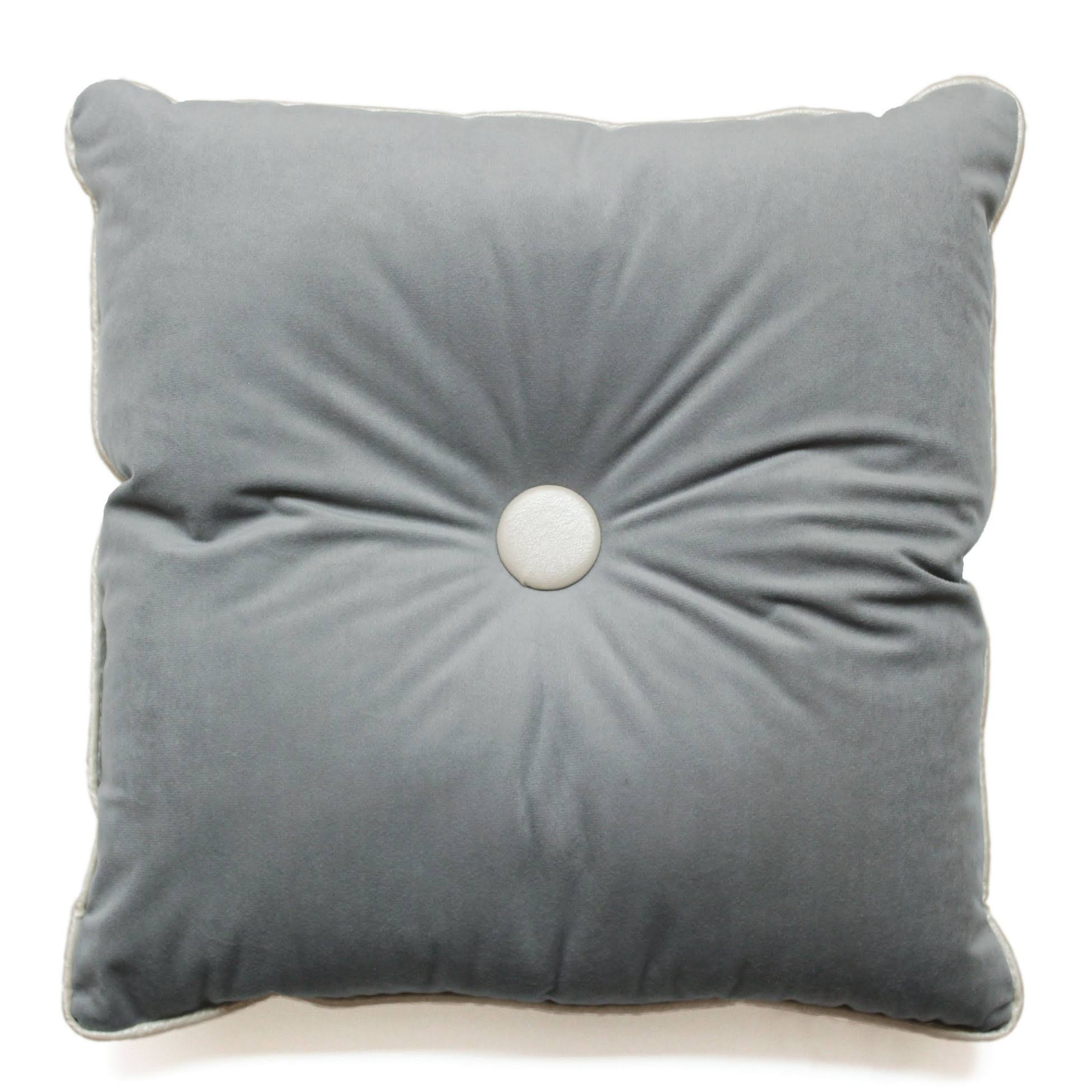 Coussin Passepoil velours uni Energy, EDEN
