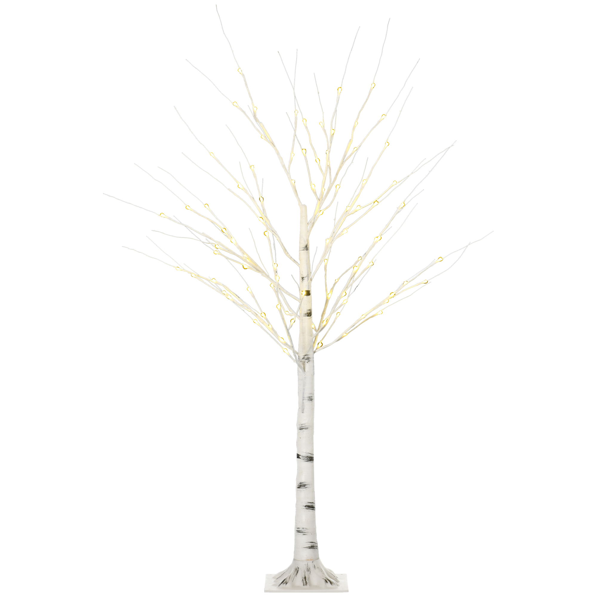 Arbre illuminé PP Blanc, HOMCOM