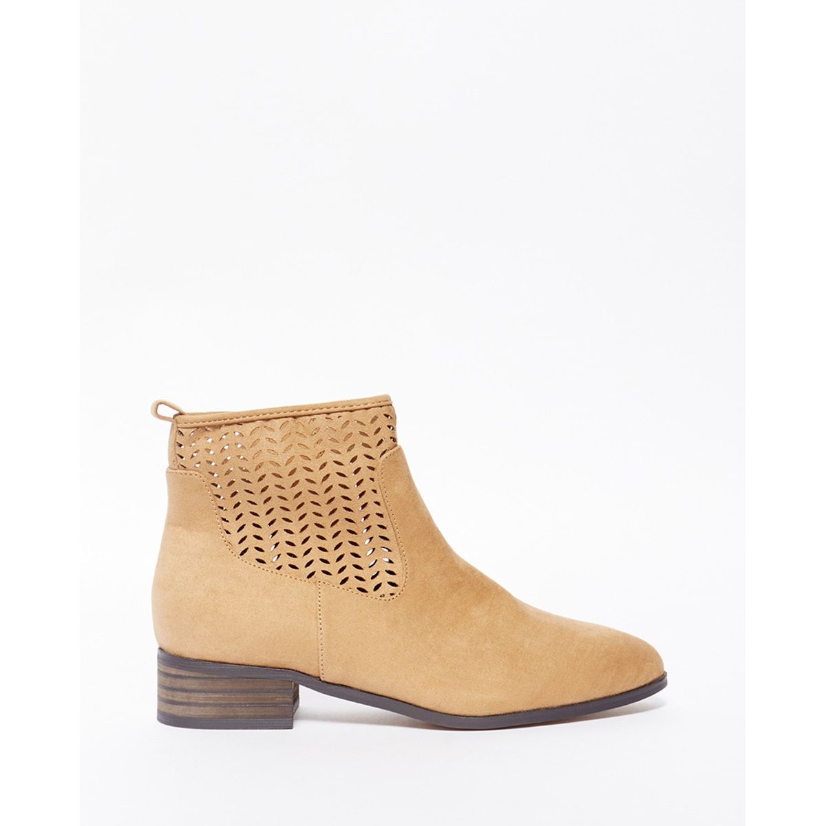 Bottines best sale ajourées camel