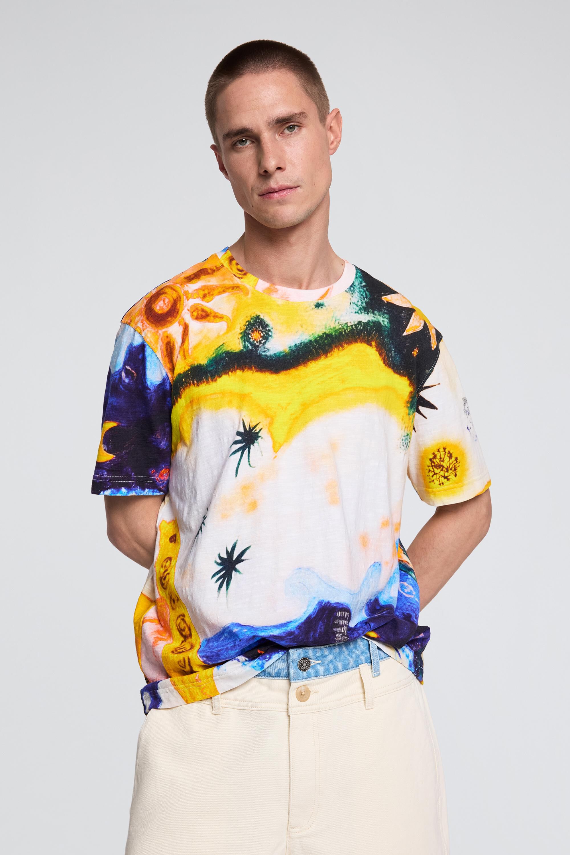 T-shirt imprimé cosmos, DESIGUAL