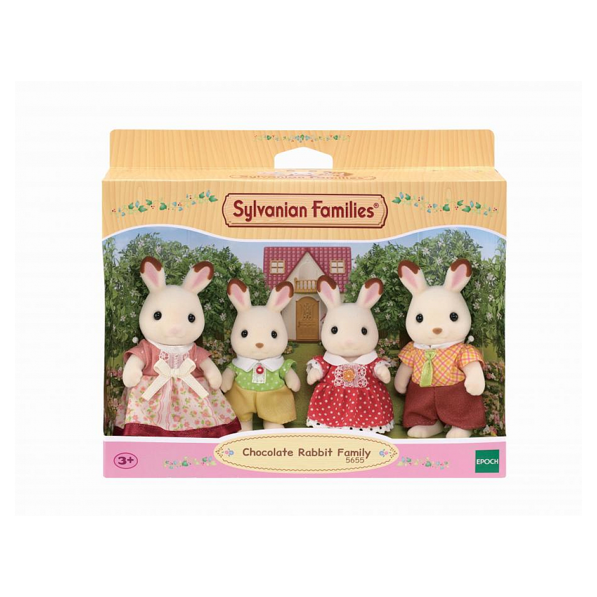5655 La famille lapin chocolat, SYLVANIAN FAMILIES