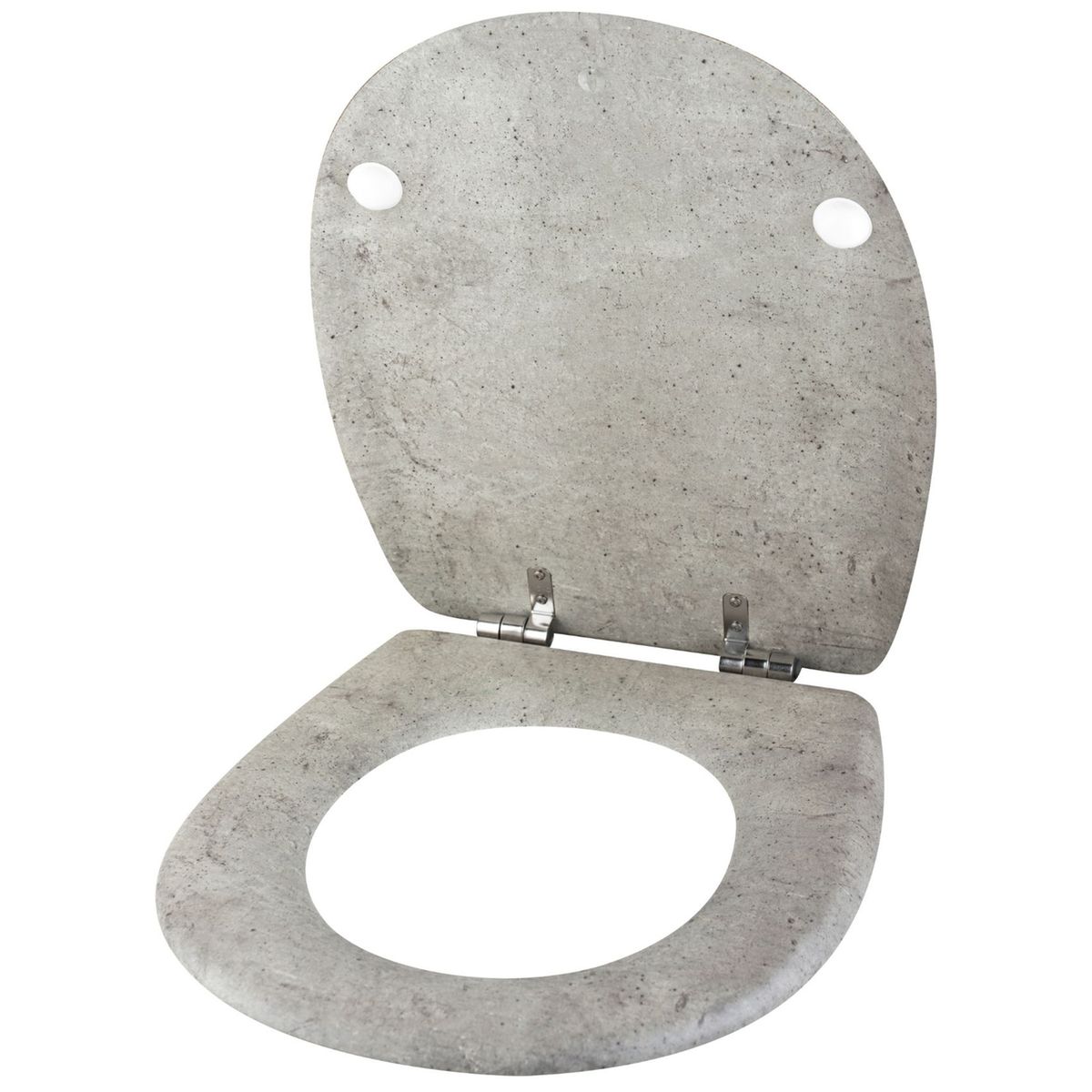 Abattant d clipsable au style b ton arm Couleur gris clair Home