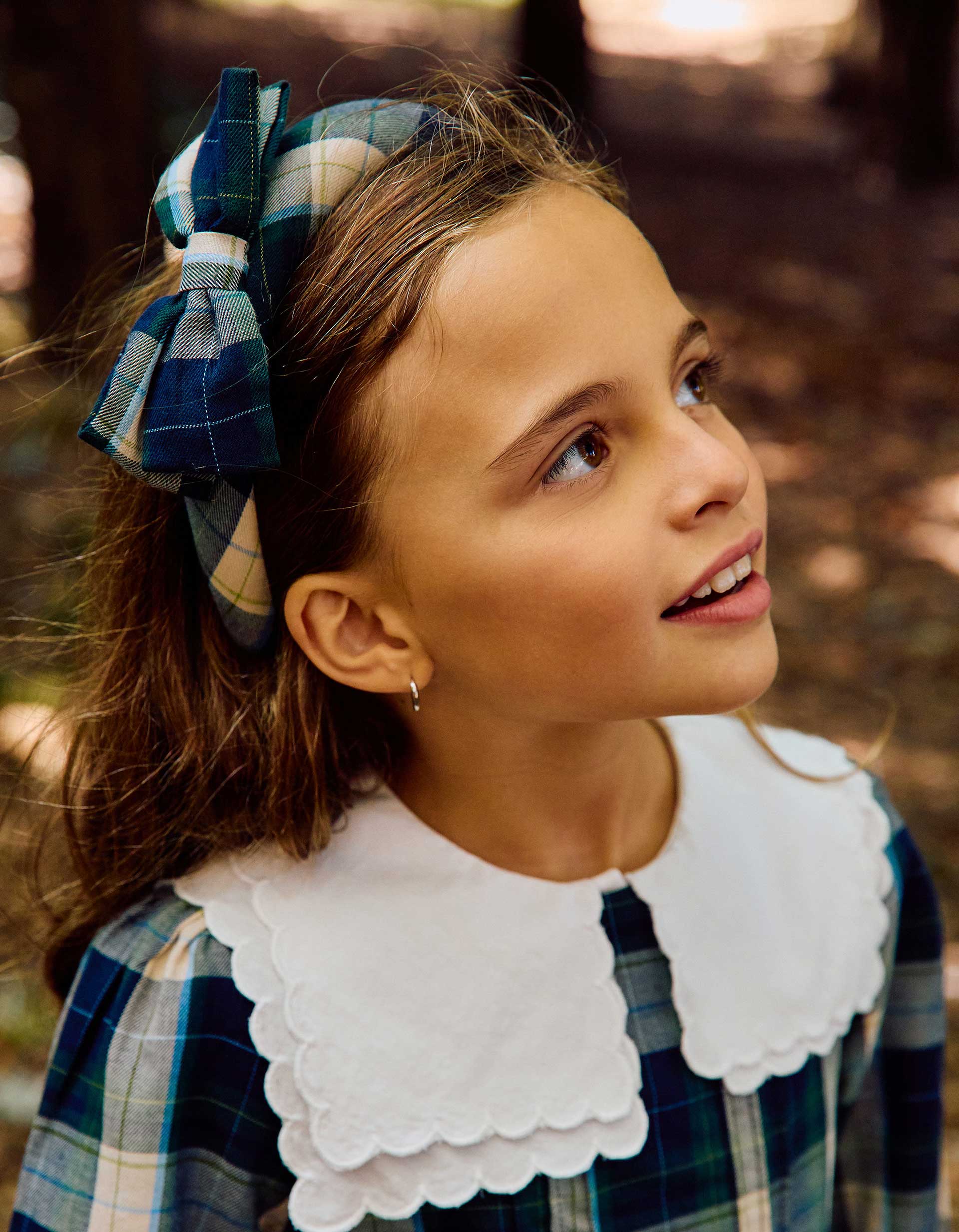 Serre-tête rembourré à carreaux B&S, ZIPPY