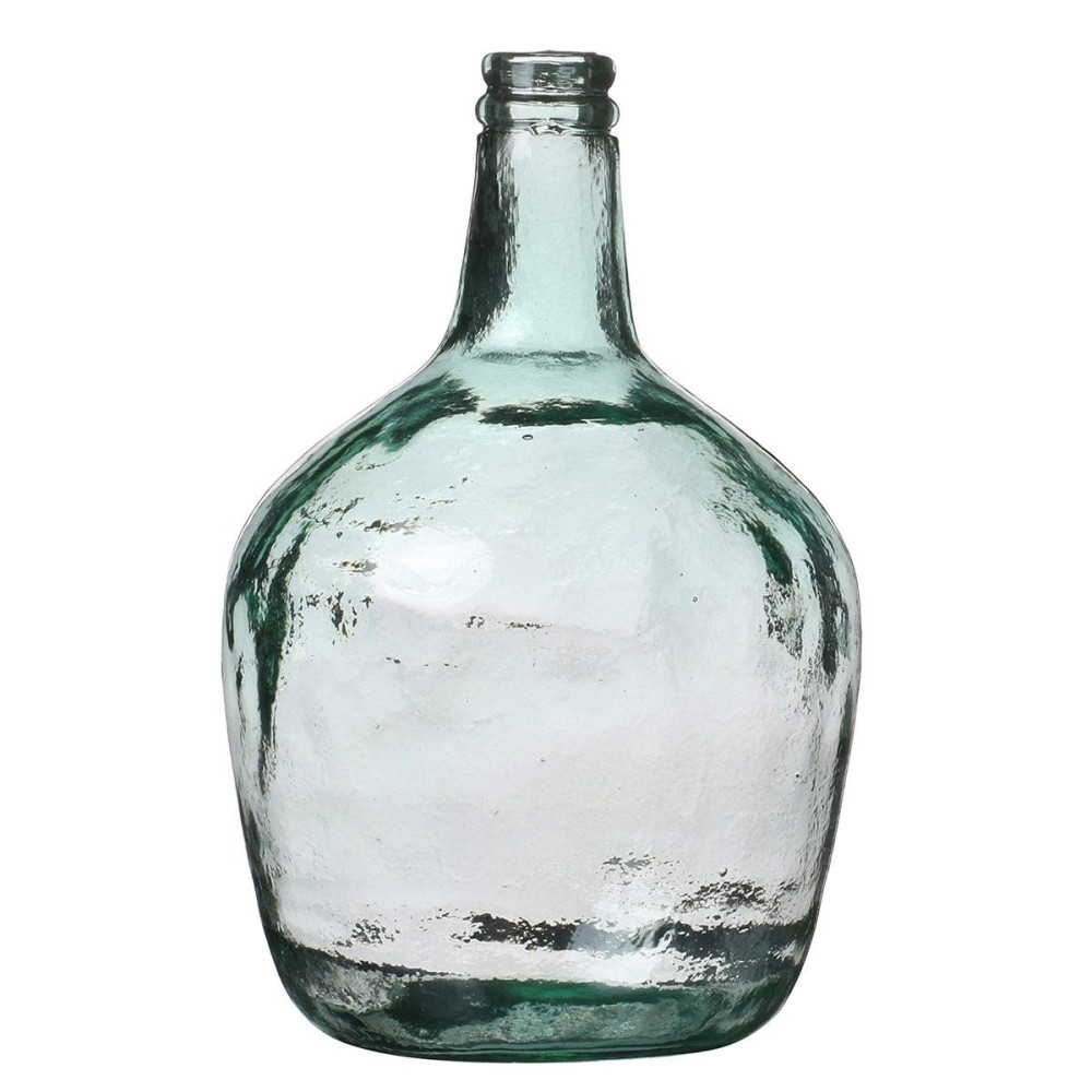 Vase dame Jeanne 4L verre recyclé D19 H31, DECORATIE