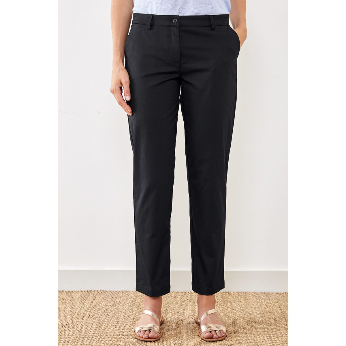 Pantalon noir lasthane femme La Redoute