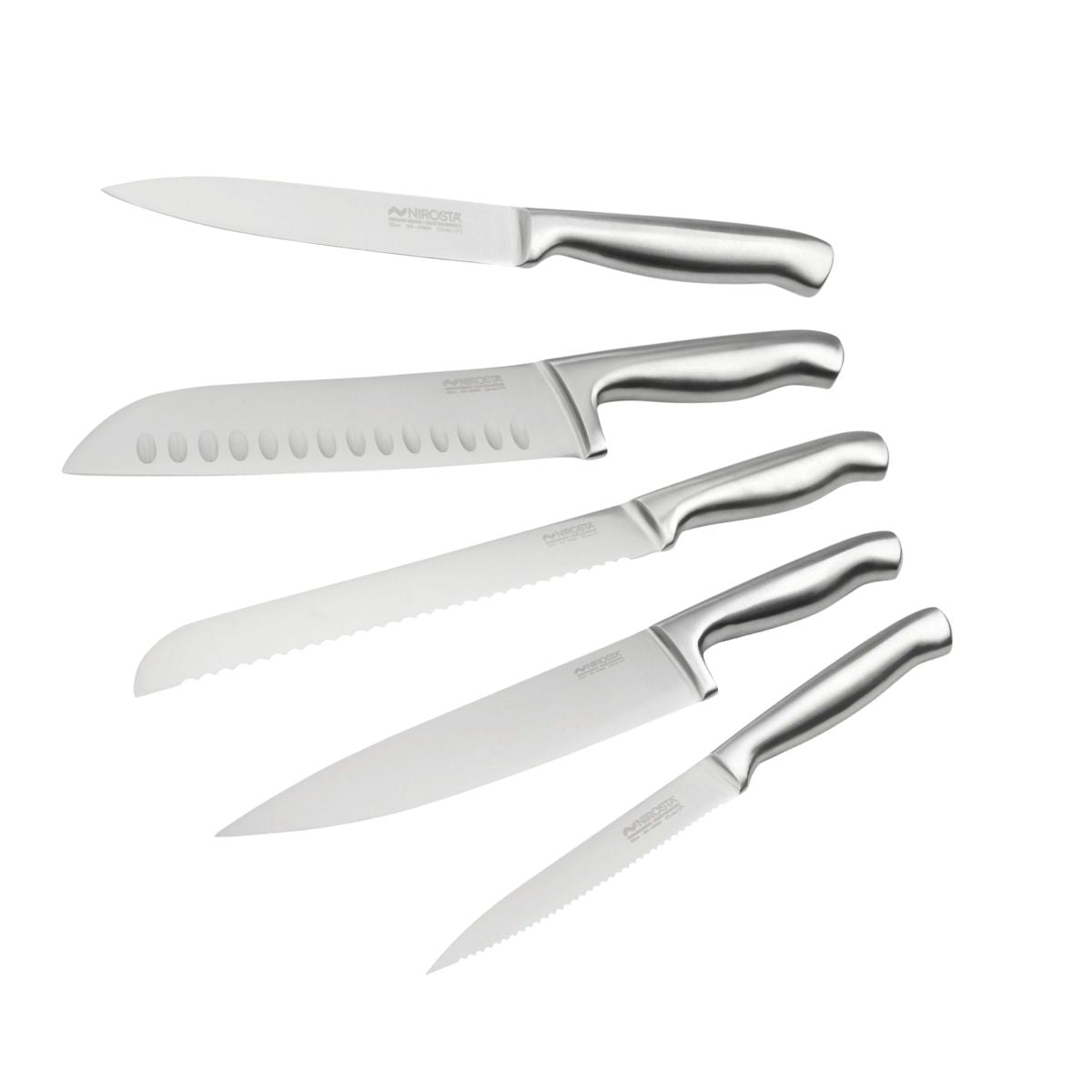 5 couteaux de cuisine professionnels STAR, NIROSTA