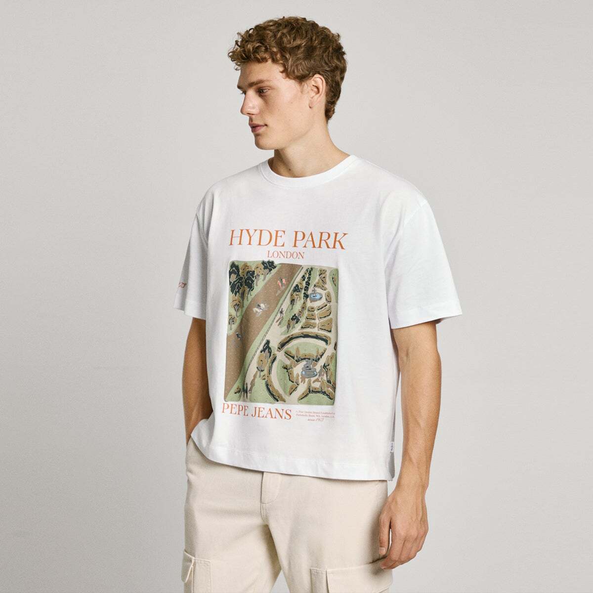 T-Shirt Coupe Regular Avec Imprimé, PEPE JEANS