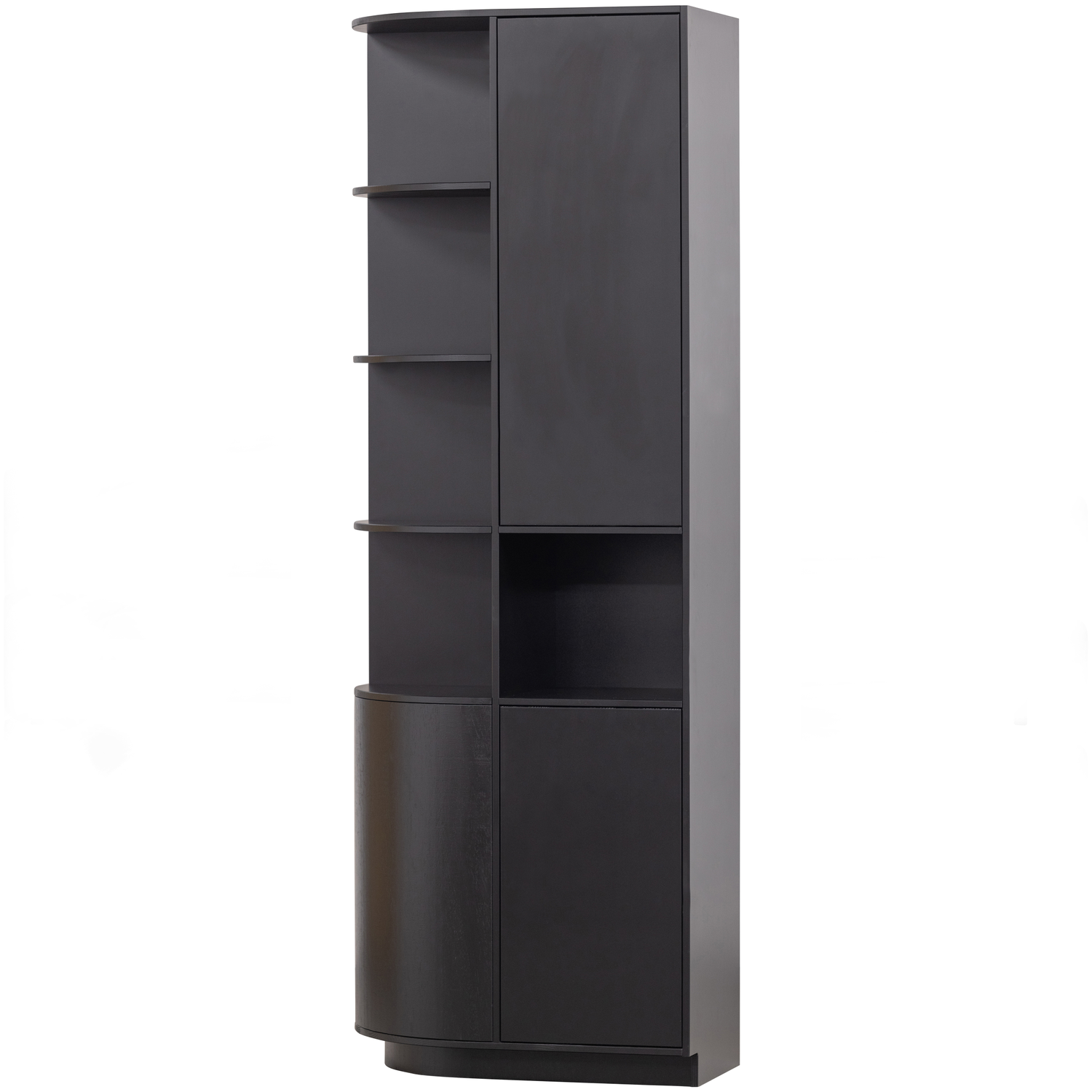 Armoire de rangement rond gauche en pin FINCA, WOOOD
