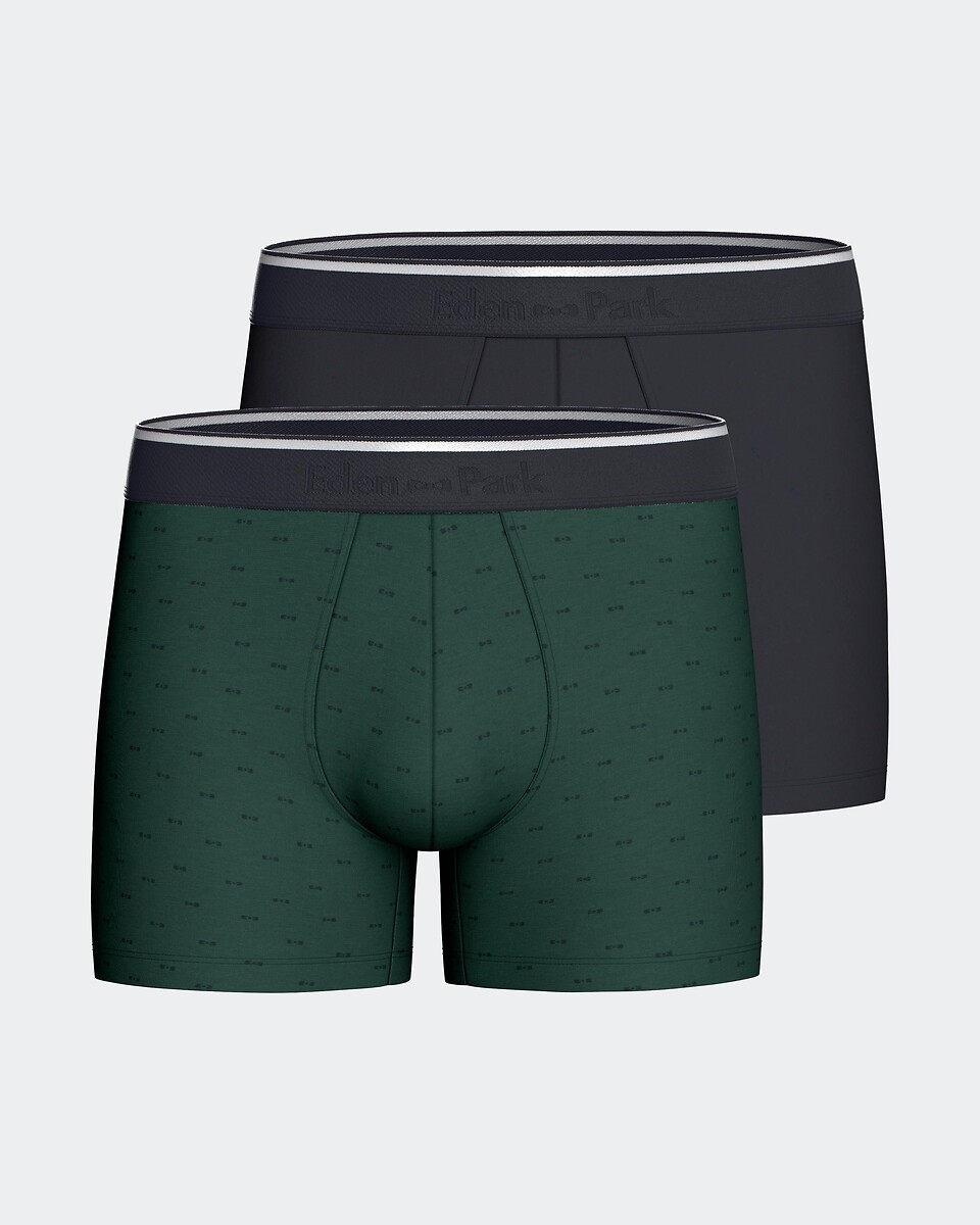 Set van 3 effen boxershorts, EDEN PARK