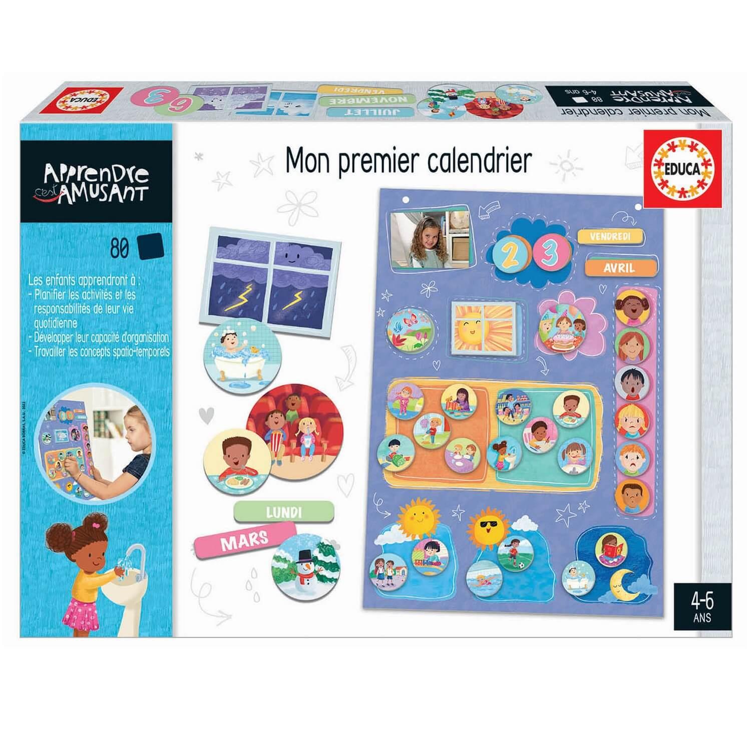 Apprendre C'est Amusant : Mon Premier Calendrier, EDUCA