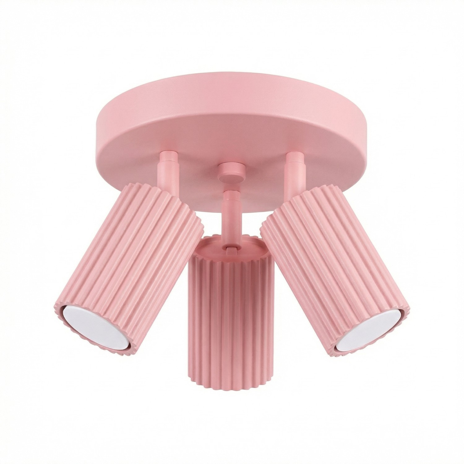 Plafonnier Aluminium Rose GU10 3 KARBON, EDEN