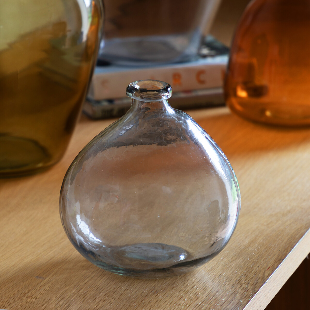 Alaro Handblown Smoked Glass Vase, ÉDITÉ