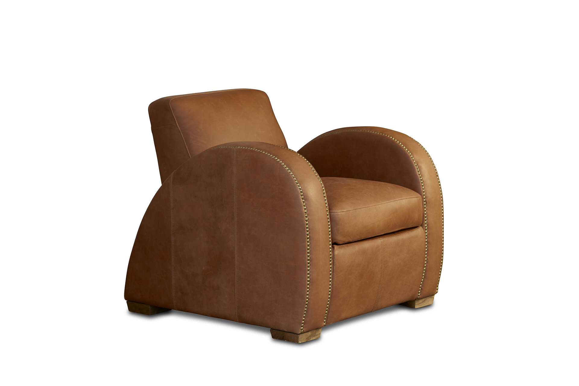 Fauteuil club en cuir ROCKEFELLER, PRODUIT INTERIEUR BRUT