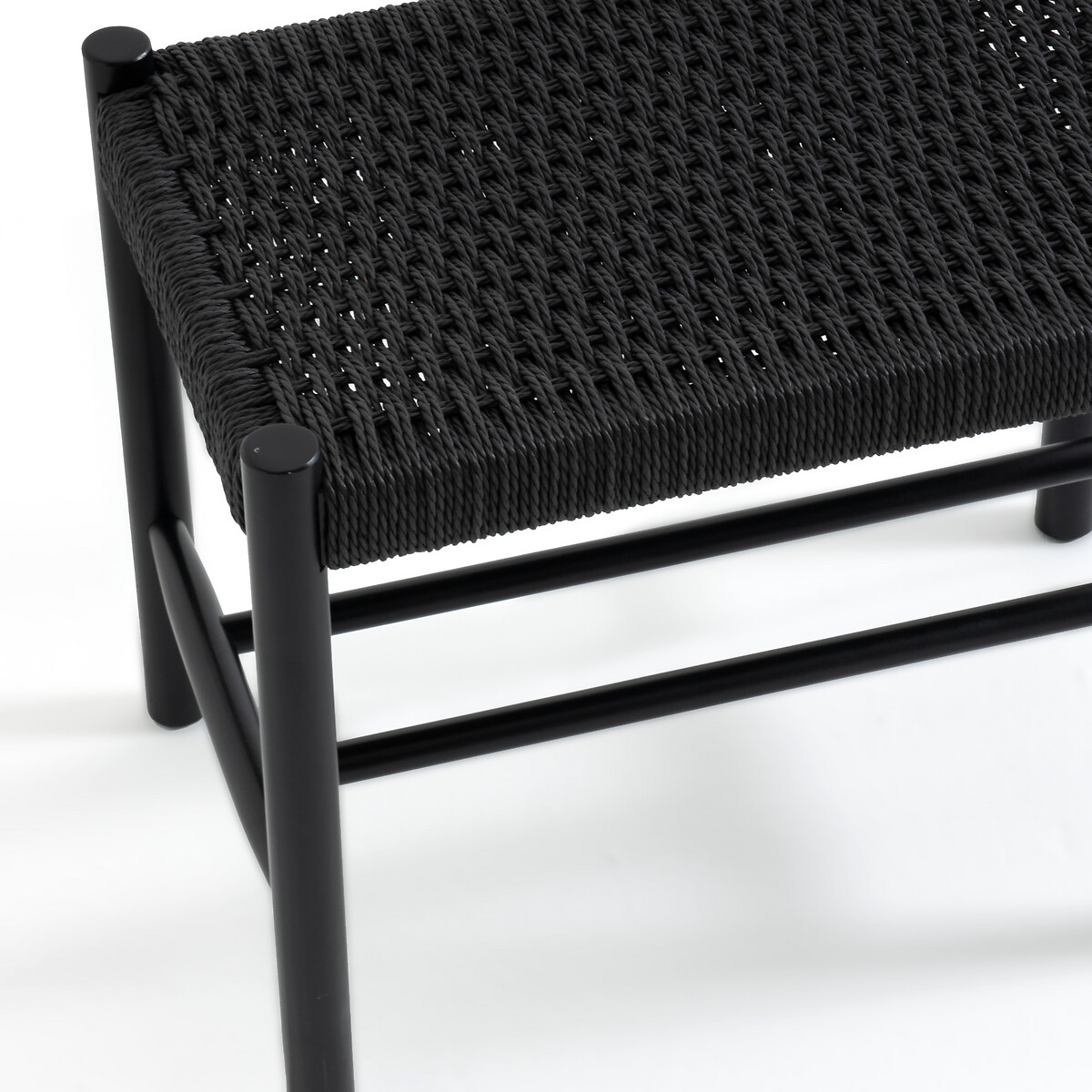 Product photograph of Taga Corded Bench Stool from La Redoute UK