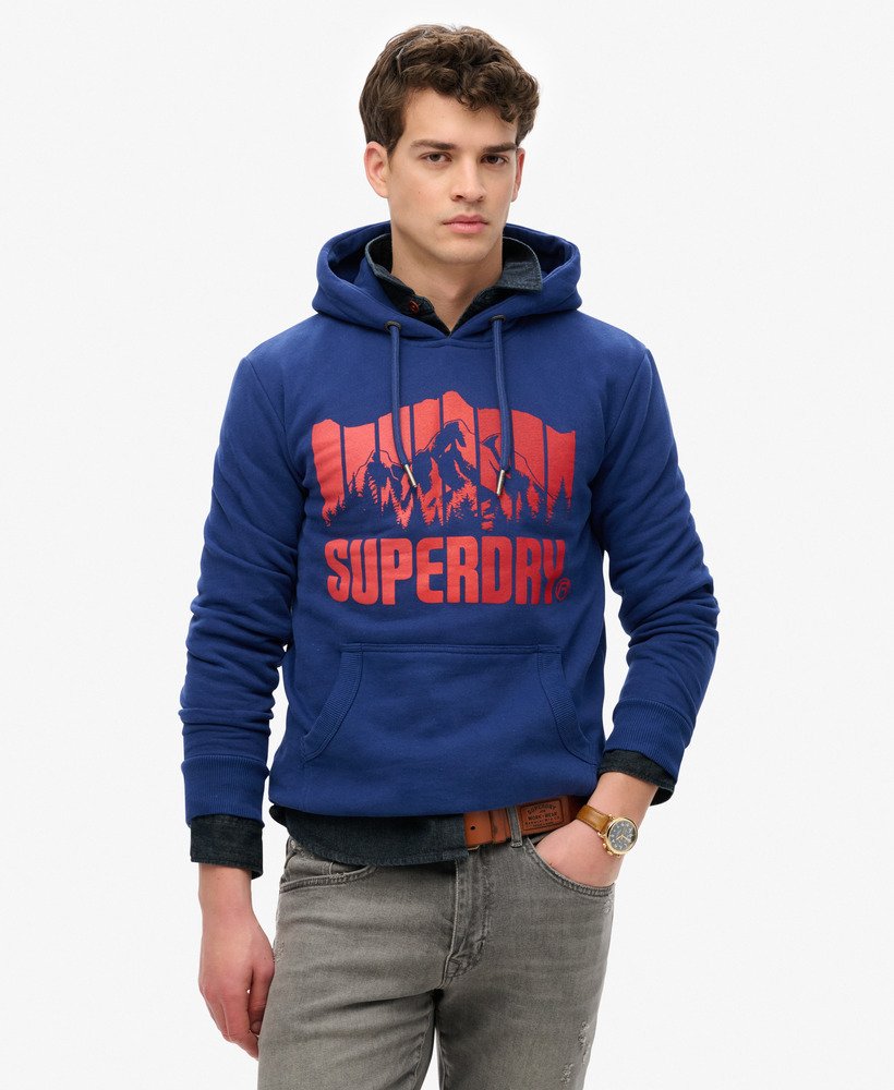 Sweat à capuche Mountain Rainbow, SUPERDRY