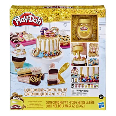 Play-doh collection doh-rée coffret pâtisseries dorées HASBRO
