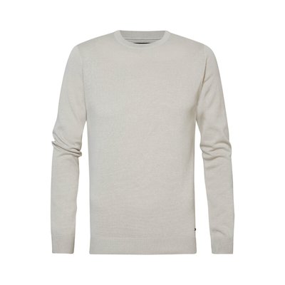 Cotton Mix Jumper with Crew Neck PETROL INDUSTRIES