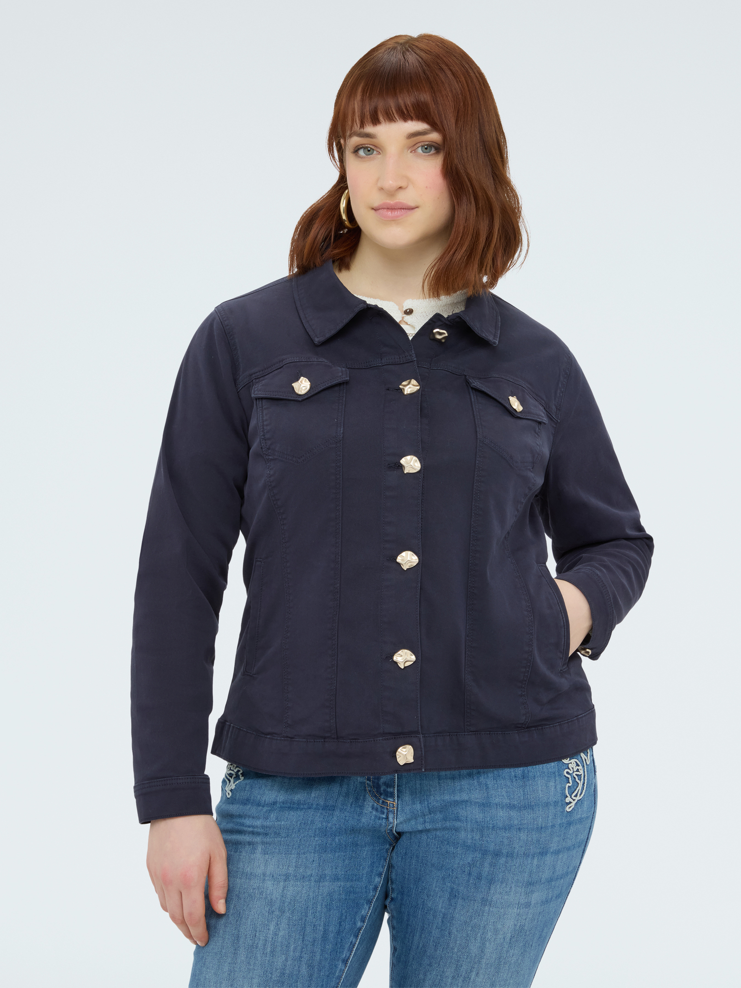 Veste avec boutons décoratifs, FIORELLA RUBINO