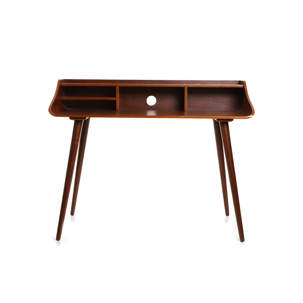 Bureau avec rangements L120 cm NORDECO, MILIBOO