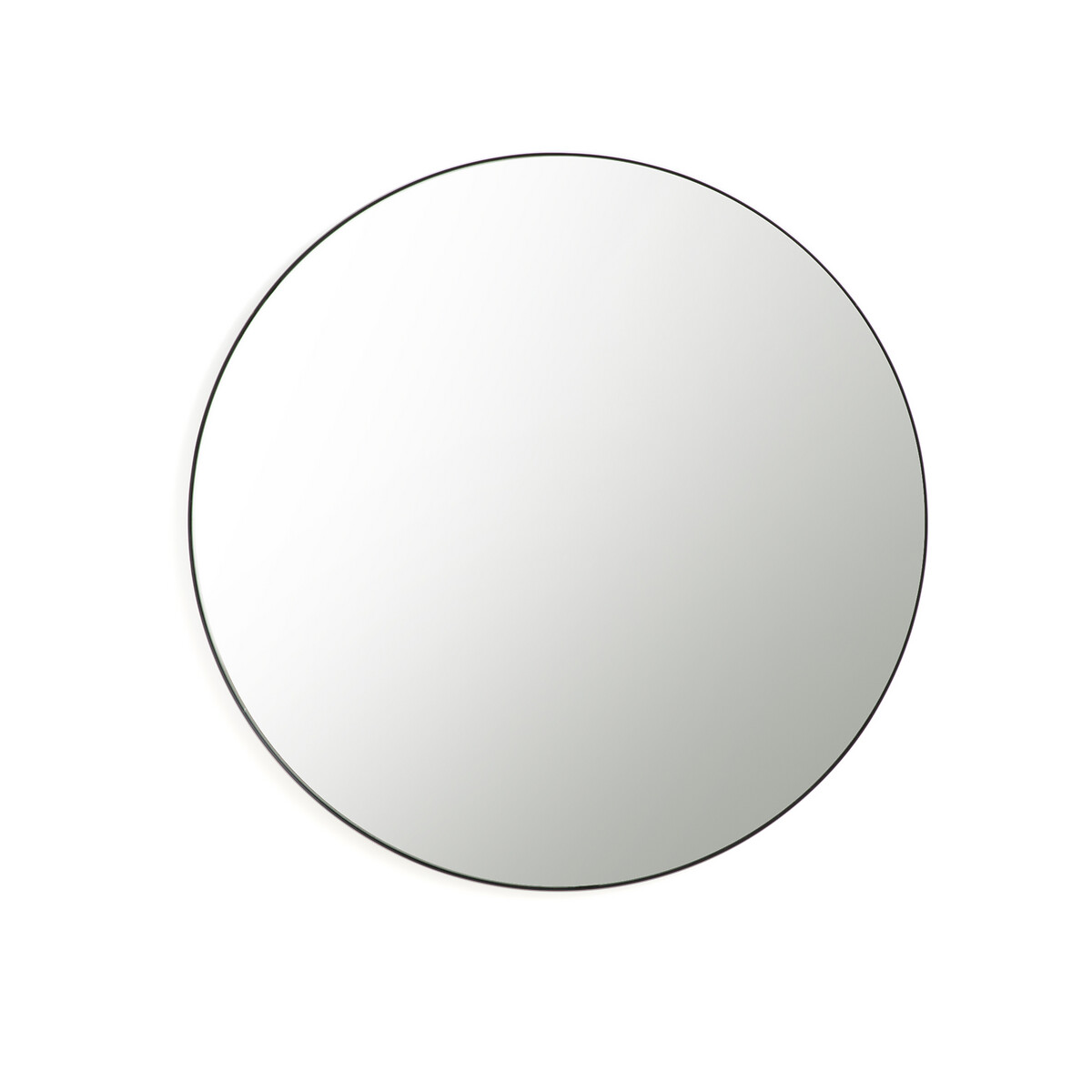 Iodus Round Metal Mirror Diameter, Extra Large Round White Wall Mirror 120cm X 6