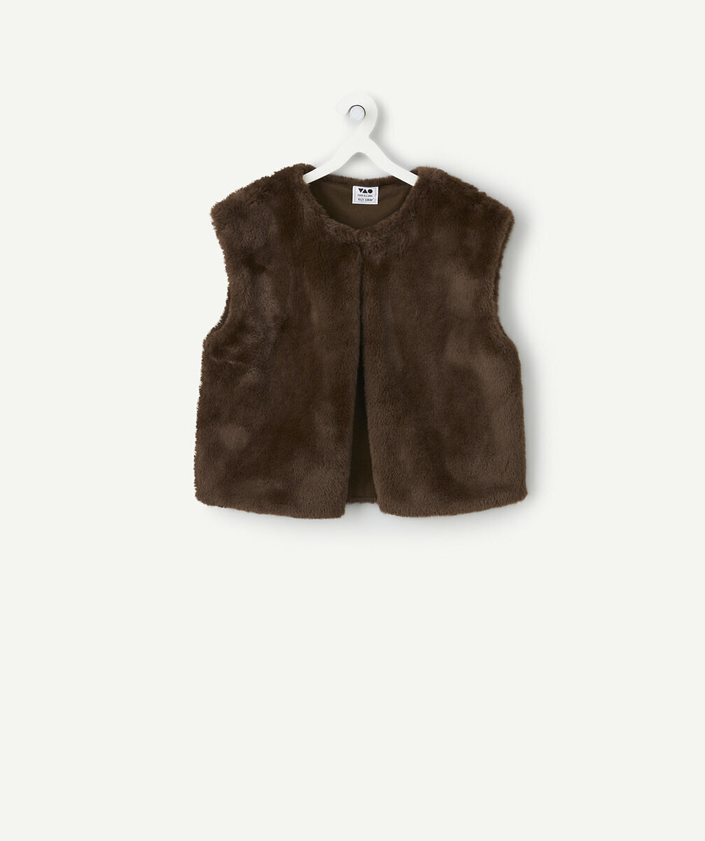 Gilet sans manches duveteux, TAPE A L'OEIL