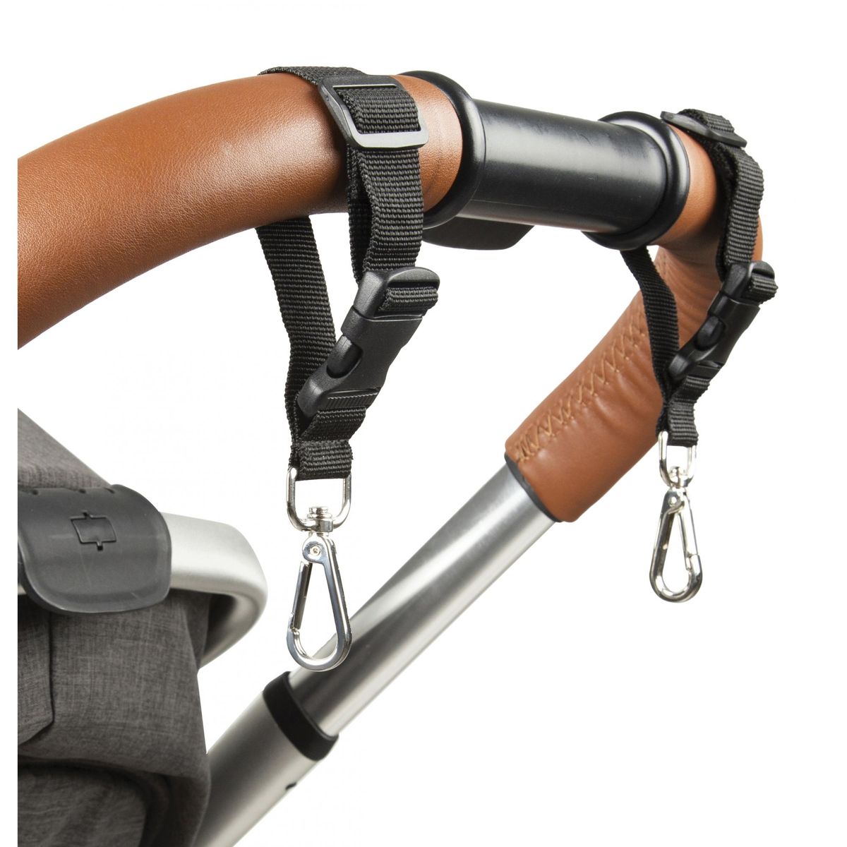 Lot de 2 attaches poussette pour sac à langer, TINEO