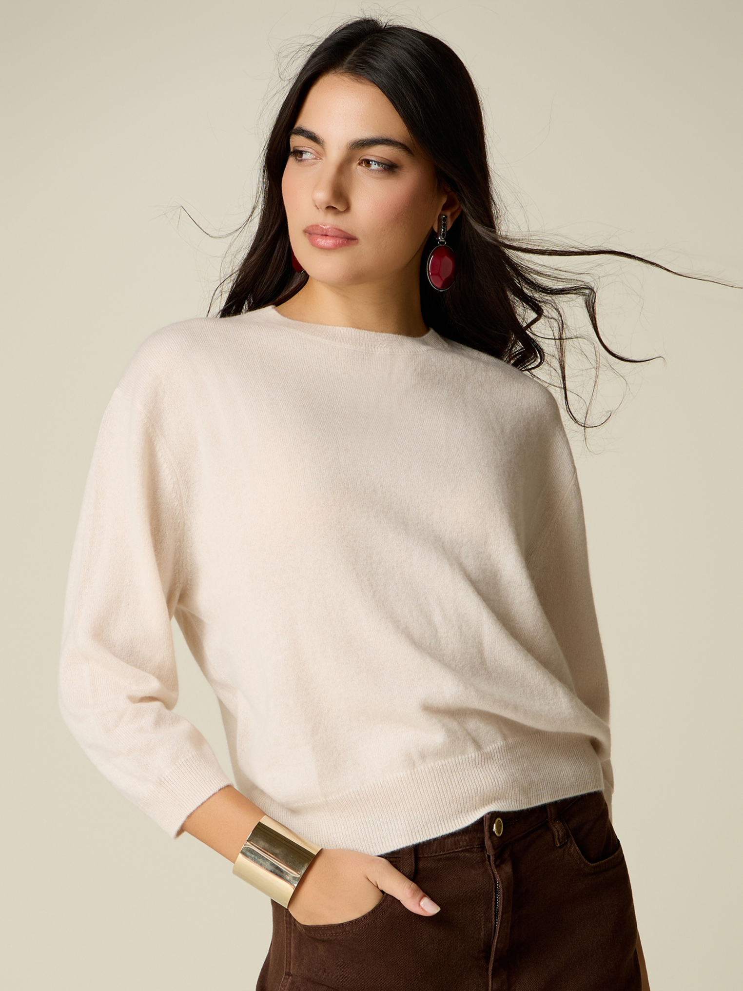 Pull à manches bouffantes, OLTRE